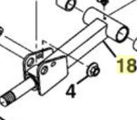 Jacobsen AR250 Rear Lift Arm Weldment — 4132846